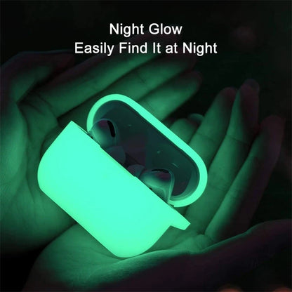 Funda de silicona suave con luz nocturna para Airpods Pro 3, 2, 1, 4, Air Pods Pro2 Pro3, funda divertida brillante de 3. a generación