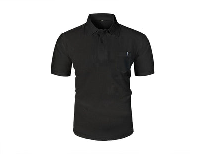 POLO de seda helada de verano para hombre