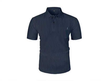 POLO de seda helada de verano para hombre