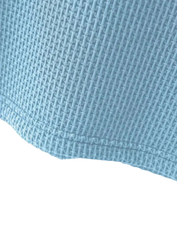 POLO de seda helada de verano para hombre