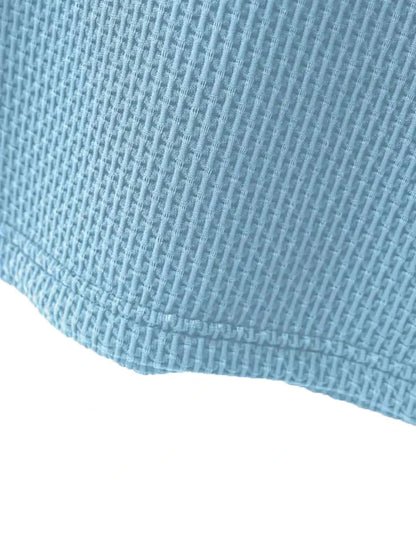 POLO de seda helada de verano para hombre