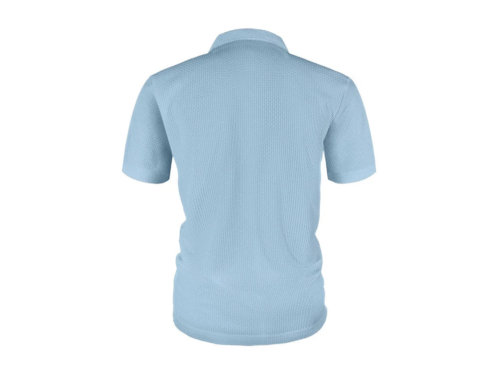 POLO de seda helada de verano para hombre
