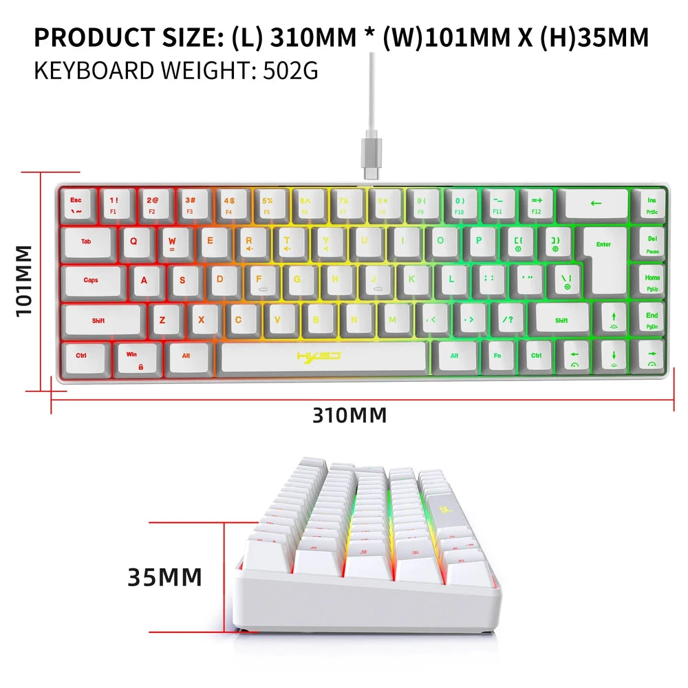 Juego de teclado y ratón gamer