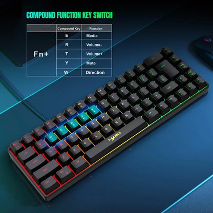 Juego de teclado y ratón gamer