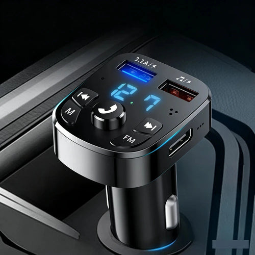 Receptor Bluetooth para coche, calidad de sonido sin pérdidas, conversión de reproductor MP3 con cargador para coche