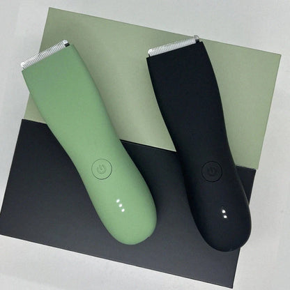Afeitadora de vello corporal anti-cortes para hombres, cuchilla de cerámica reemplazable, impermeable