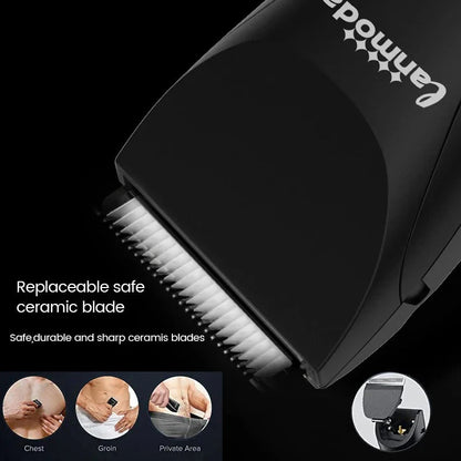Afeitadora de vello corporal anti-cortes para hombre