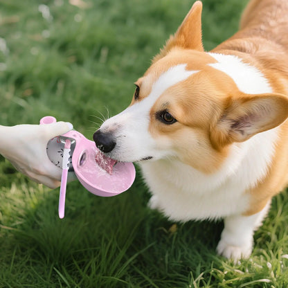 Botella de agua portátil para perro