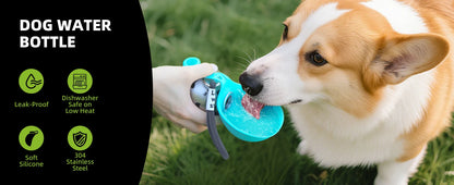 Botella de agua portátil para perro